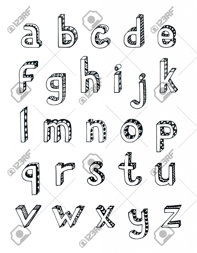 Alphabet Letters Drawing at GetDrawings | Free download