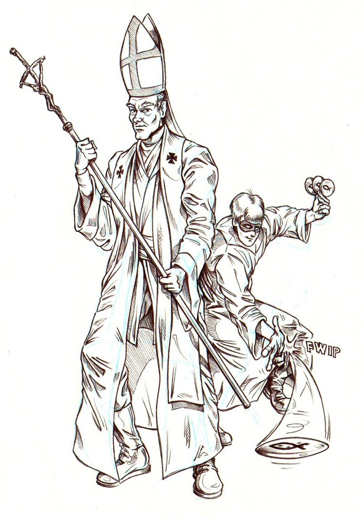 750x1064 Pope Man And Altar Boy By Abecedarianjameson