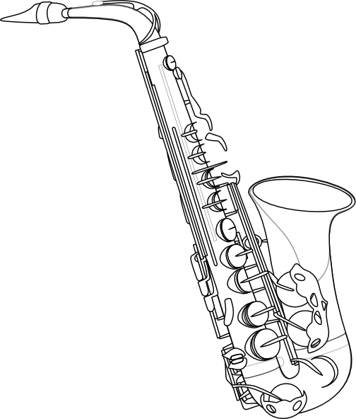 504x592 Image For Saxophone Drawing Drawings Amp Art