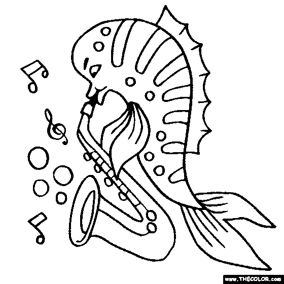 560x560 Musical Instruments Coloring Pages