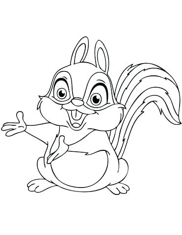 371x480 Chipmunk Coloring Pages Click To See Printable Version Of Cute