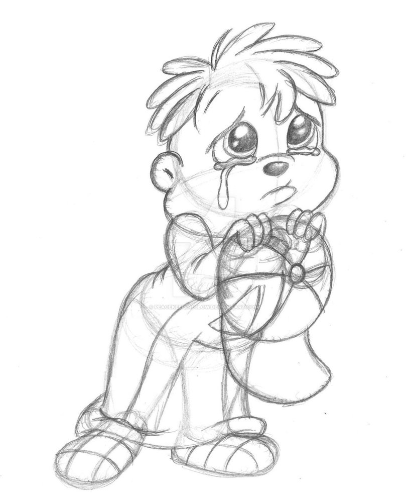 813x983 A Very Sad Alvin (Sketch) By Peacekeeperj3low