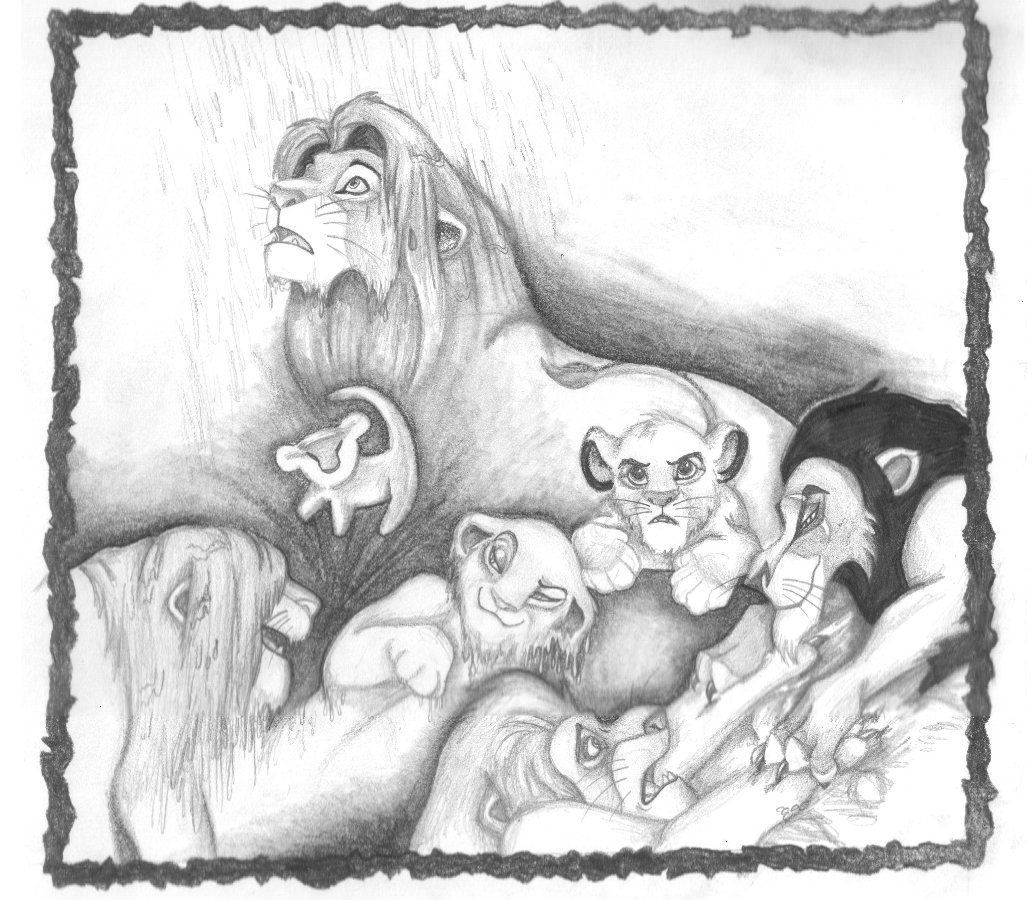 1033x900 Tribute To The Lion King By Zepheenia
