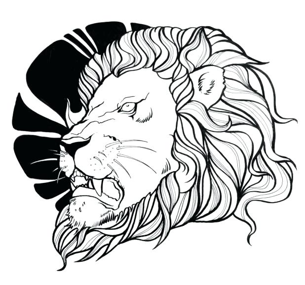 618x578 Lion Head Coloring Pages Face Coloring Pages Printable Lion