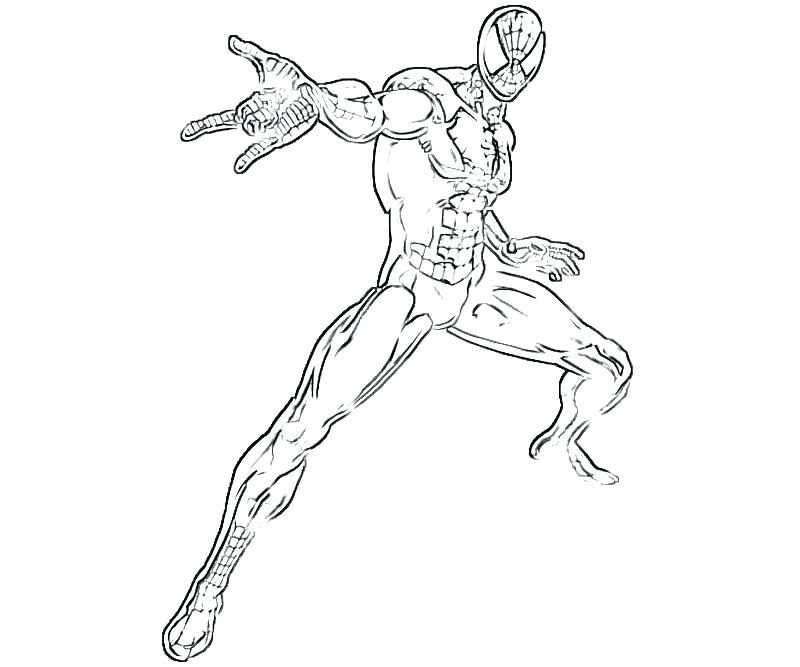 800x667 Amazing Spider Man Coloring Pages