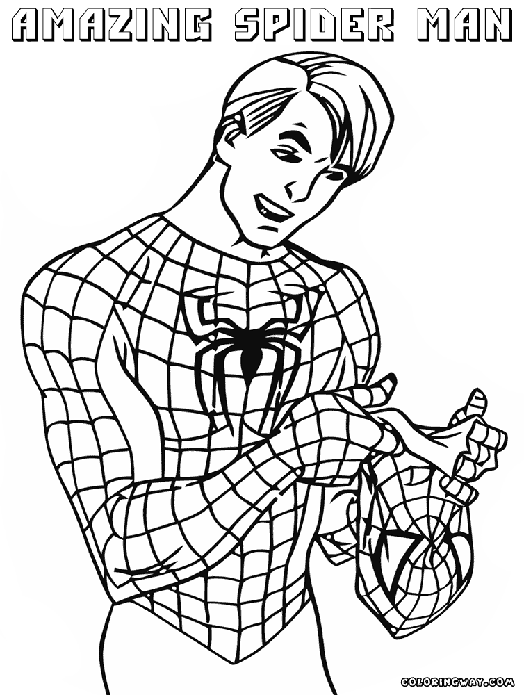 754x1000 Amazing Spider Man Coloring Pages Coloring Pages To Download