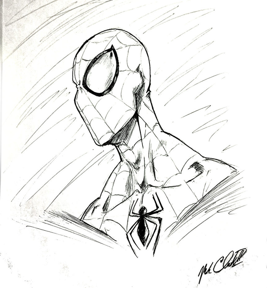 861x927 Amazing Spider Man By Mark Clark Ii