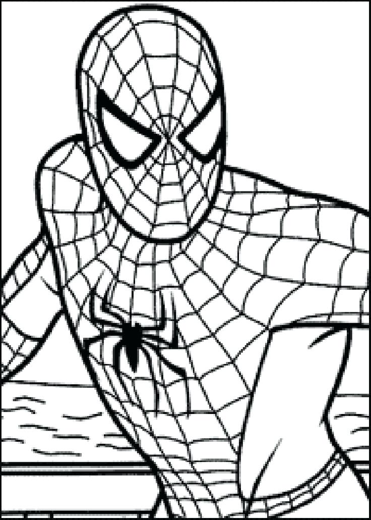 736x1030 Spiderman Free Printable Coloring Pages Amazing Spider Man