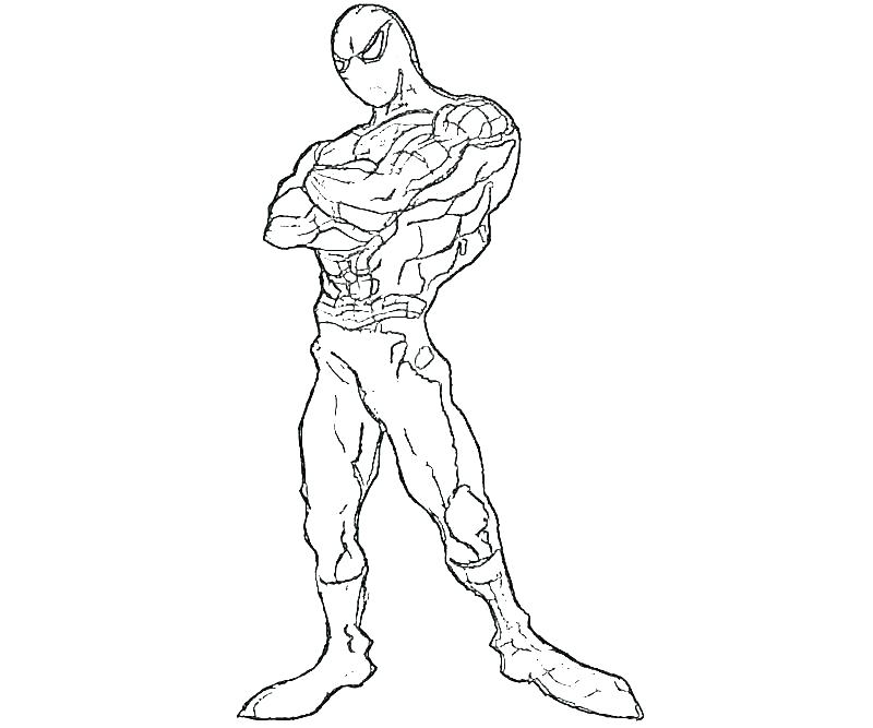 800x667 Amazing Spider Man Coloring Pages