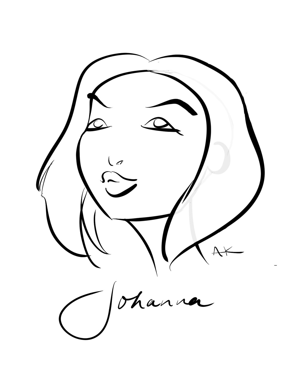 960x1280 Art By Amber Kenneson Quick Portrait When You'Re