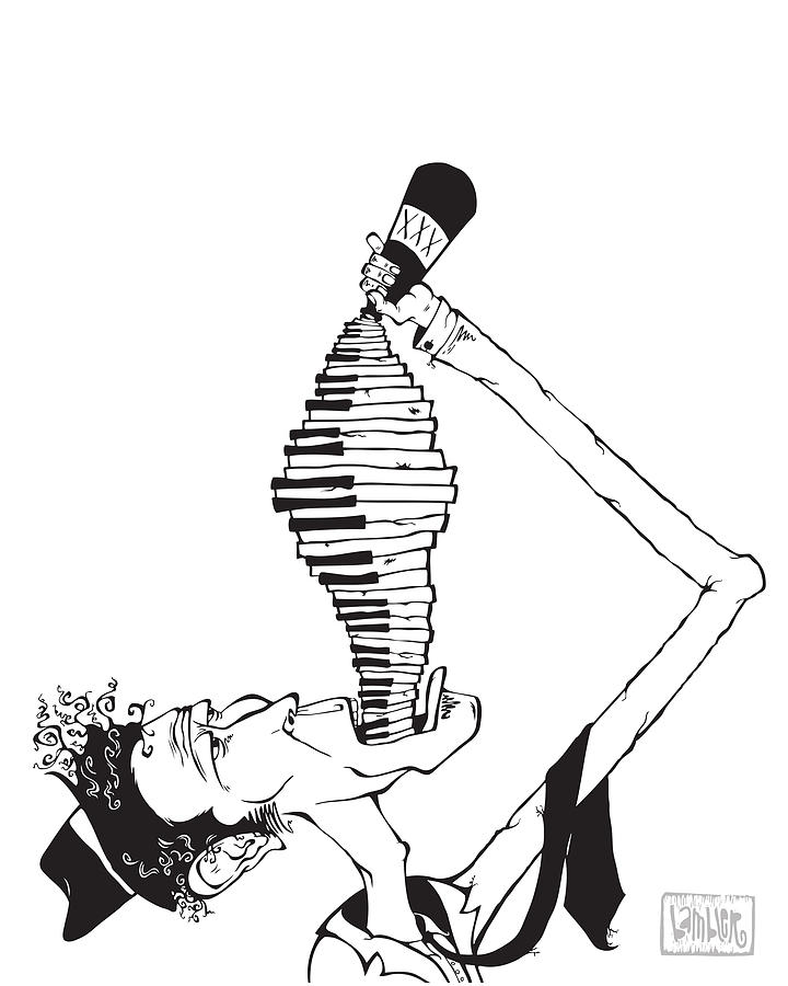 720x900 The Piano Has Been Drinking Digital Art By Amber Bambler Keller