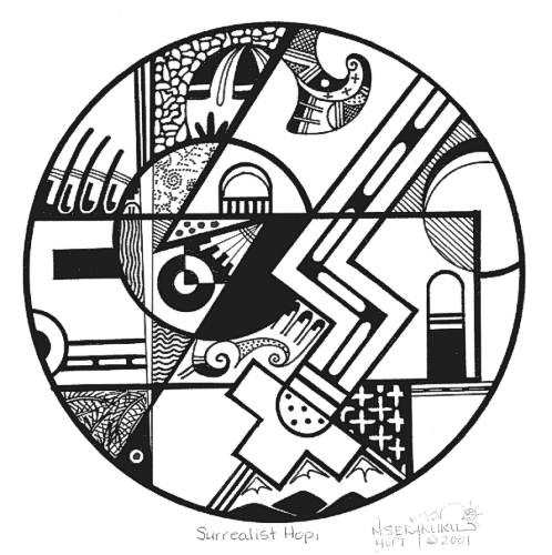 498x500 Hopi Indian Symbols Coloring Page Hopi Native American Drawings