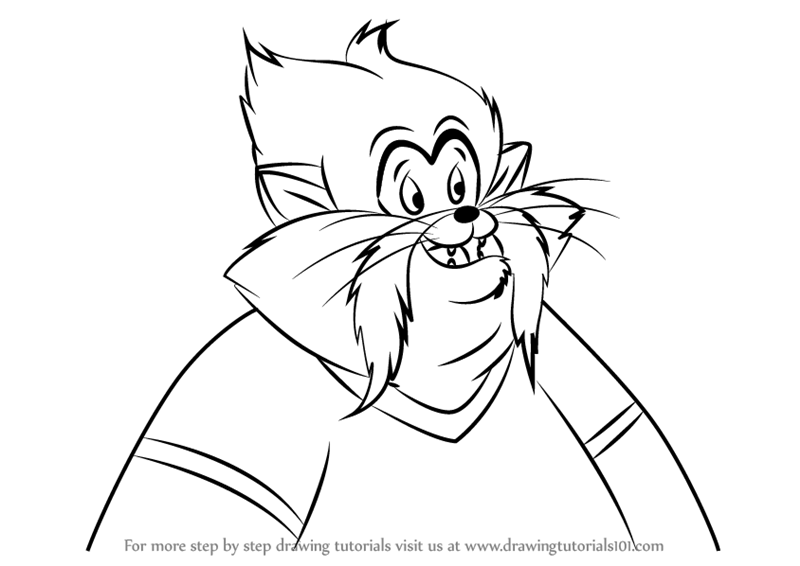 800x566 Learn How To Draw Tiger From An American Tail (An American Tail