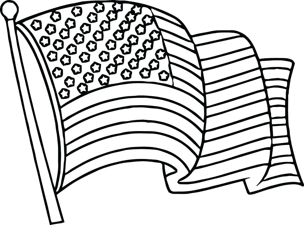 970x719 Coloring Page American Flag Flag Coloring Pages Flag Coloring