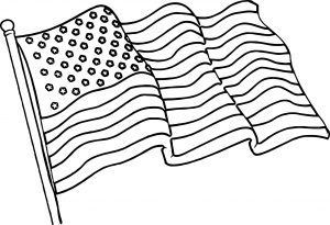 300x205 American Flag Color Page Coloring Pages Printable Kids Crayola