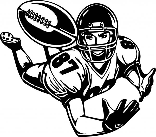 600x526 An American Football Player