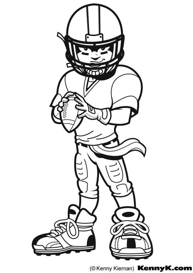 620x875 Coloring Page American Football
