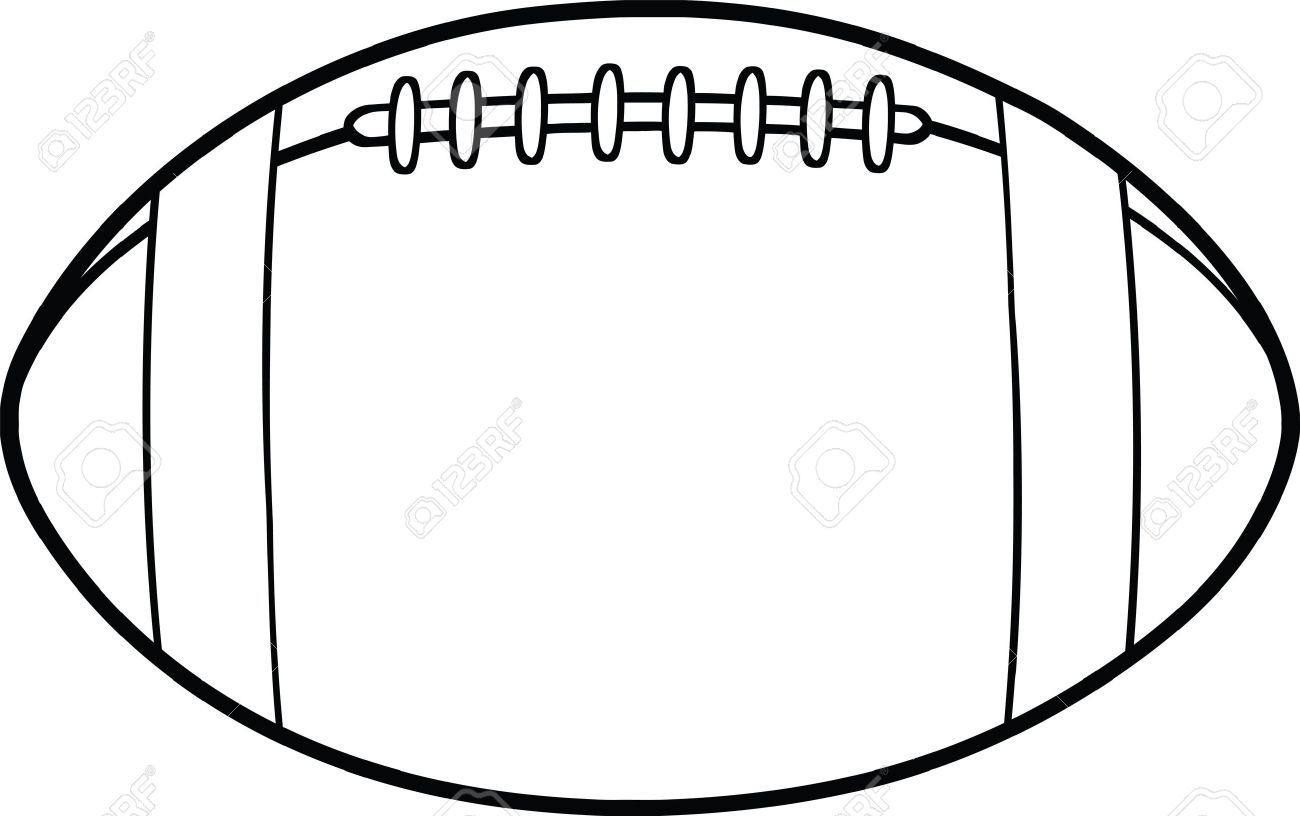 1300x816 Drawn Ball American Football