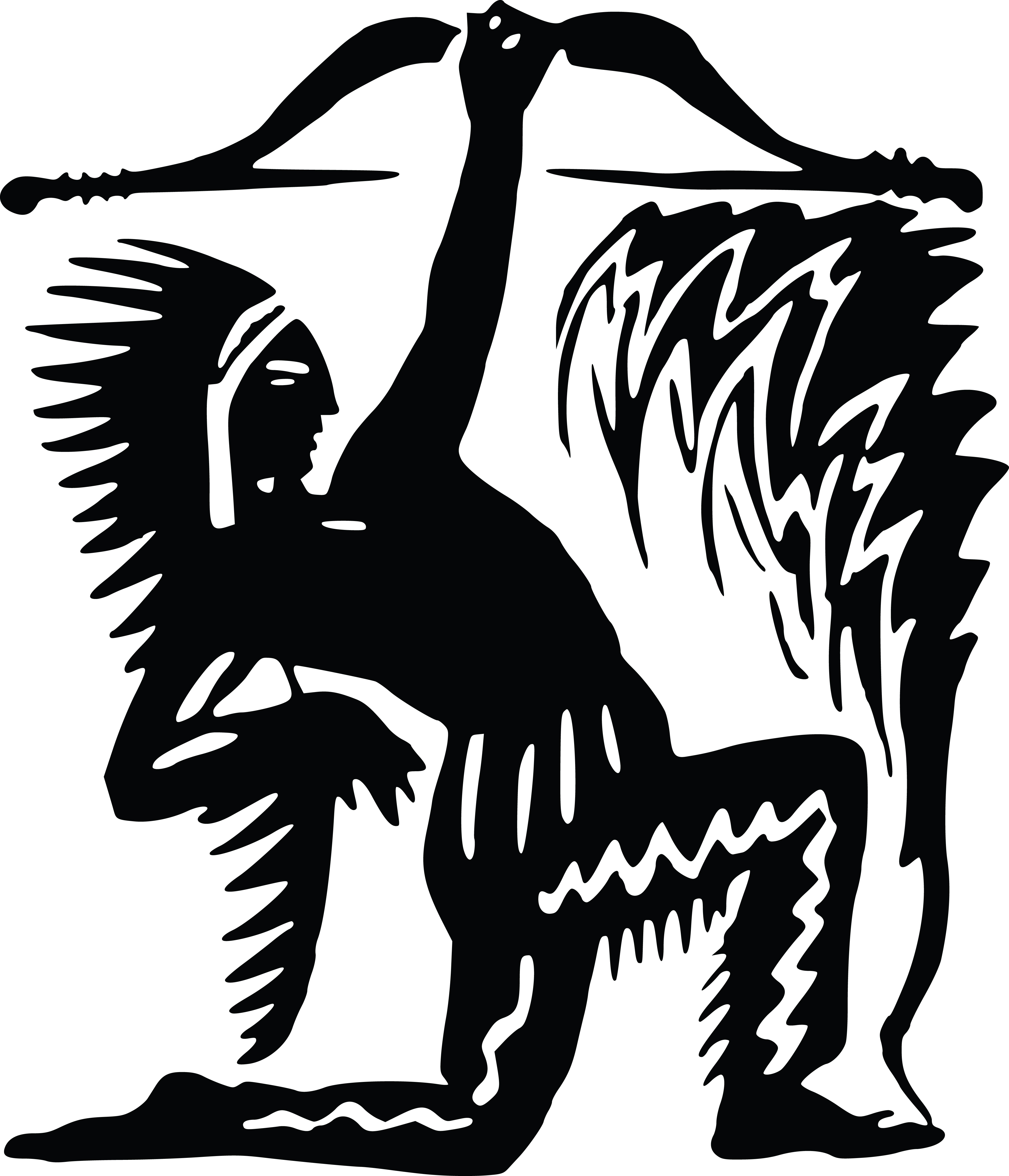 4000x4663 Clipart Of A Native American Indian