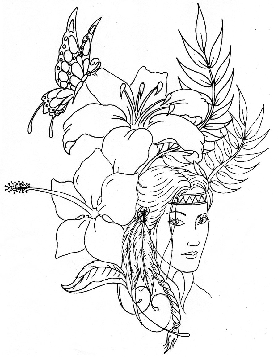 900x1152 Top 80 Native American Coloring Pages