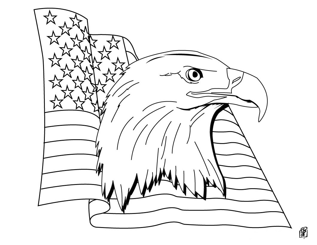 1060x820 Happy Coloring Pages Of The American Flag Cool Design Ideas