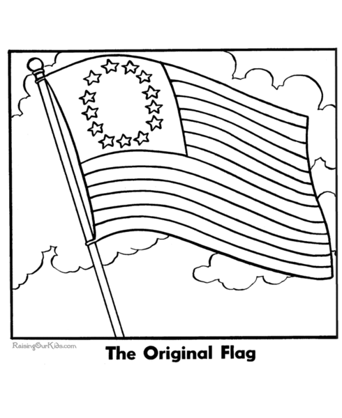 490x600 Photo 002 The First American Flag Coloring Pages Album