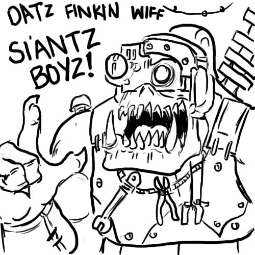 500x500 Orks Don'T Run Out Of Ammo. I'M Not Sure How