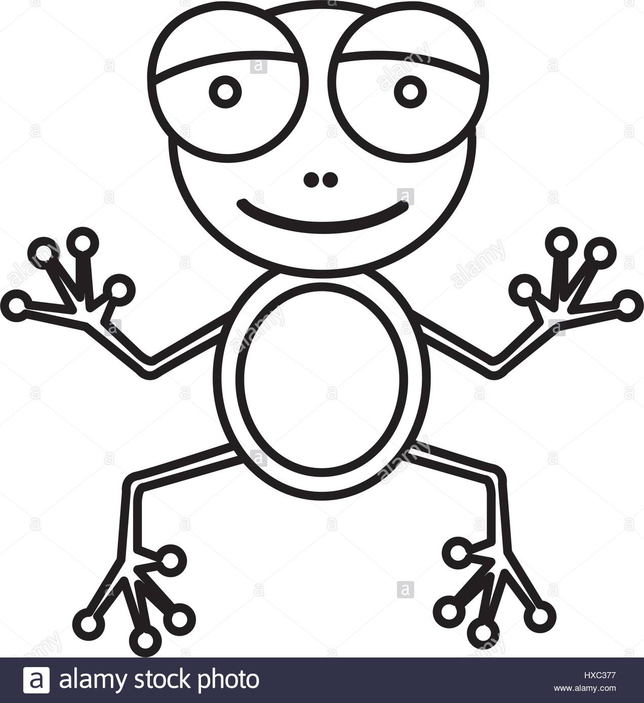 1272x1390 Sketch Silhouette Cartoon Cute Toad Amphibian Stock Vector Art