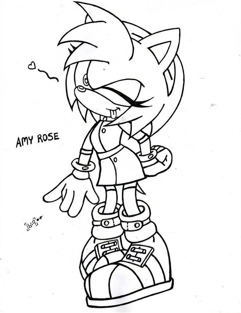784x1018 Amy Rose Boom! (Sketch) By Hepz14