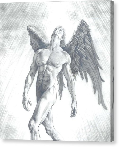 502x622 The Calling Of An Angel Drawing By Karina Griffiths
