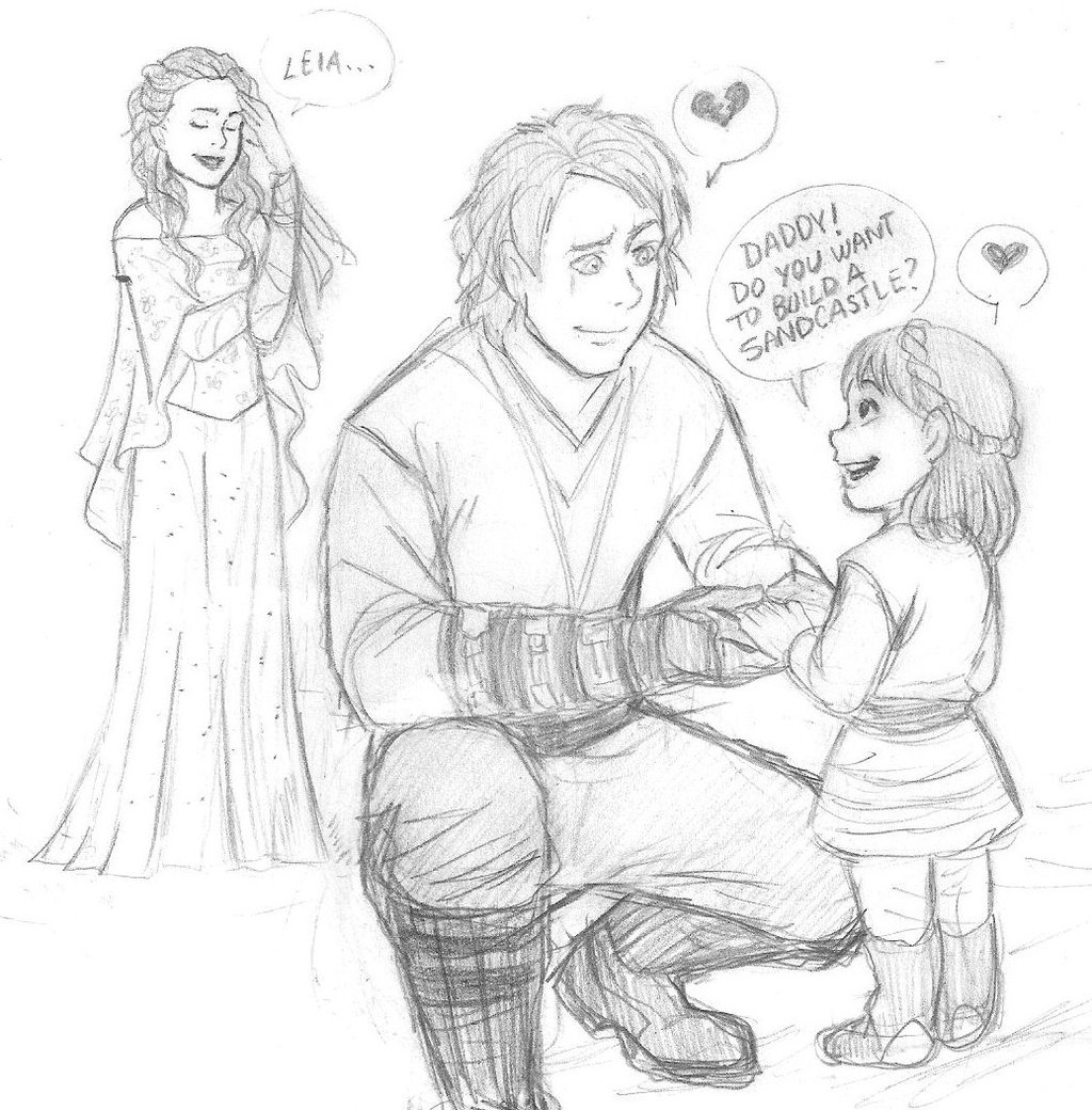 1024x1040 Anakin And His Little Princess