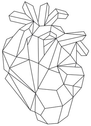 300x414 Drawn Lines Heart