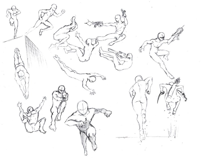 800x629 Action Poses 4 Leaping, Diving By Shinsengumi77