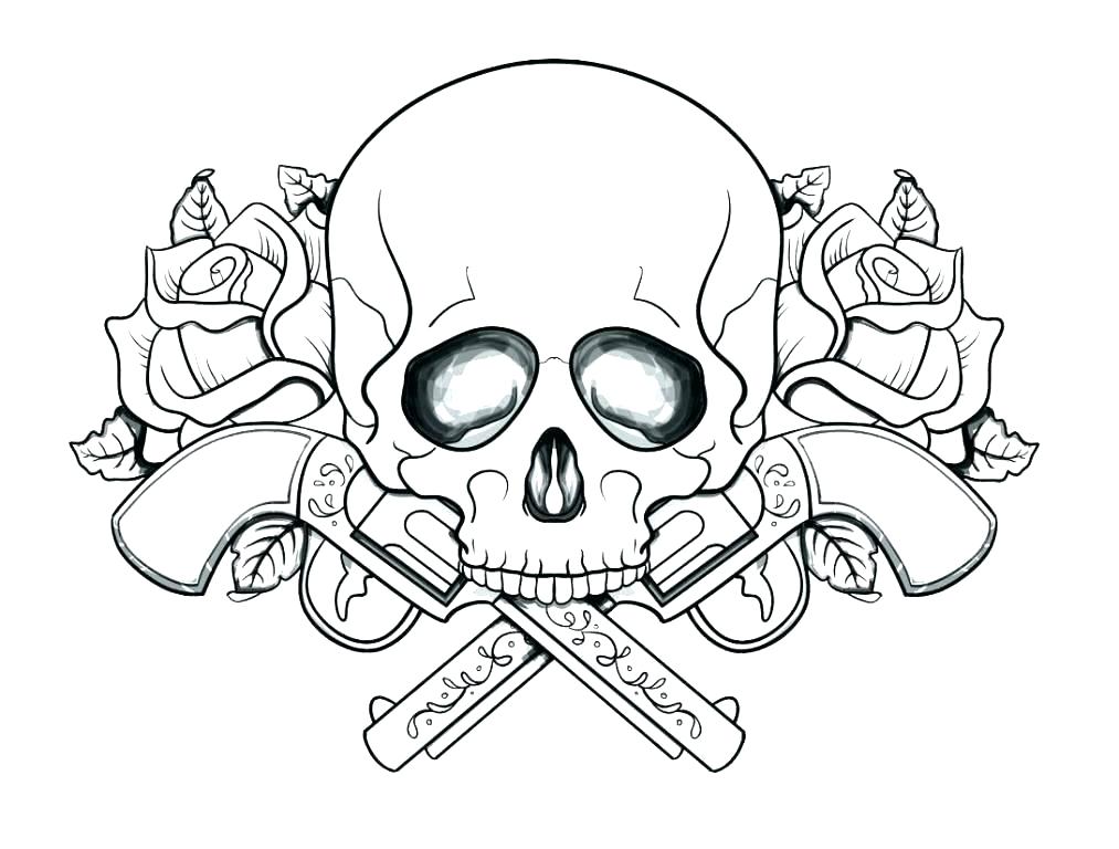 1013x768 Skull Coloring Pages Anatomy Skull Coloring Page Skull Punk Rock