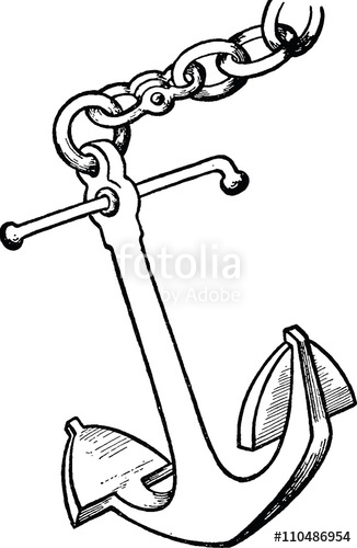 326x500 Vintage Drawing Anchor Stock Photo And Royalty Free Images