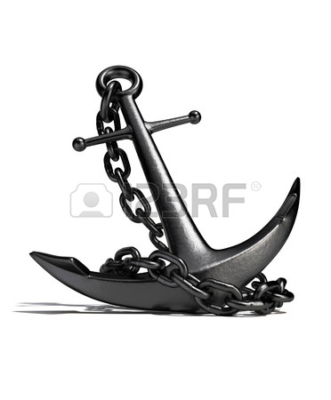372x450 Anchor With Chain And Stock Images Image 10575584, Anchor Chain