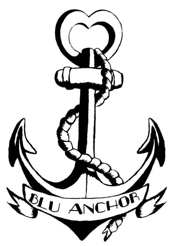 600x840 How To Draw Anchor Coloring Pages Bulk Color