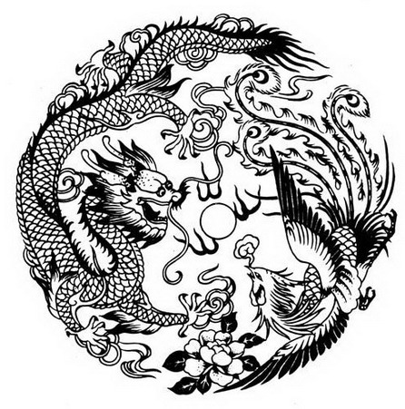 446x451 China Tradition Shop What Does The Dragon And Phoenix Mean