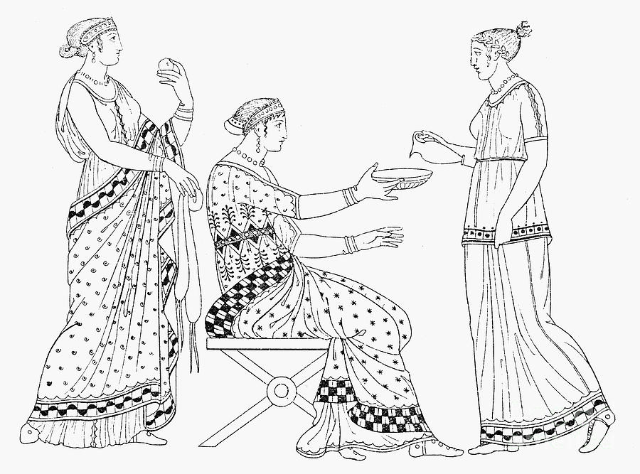 900x667 Ancient Greek Women Photograph By Granger