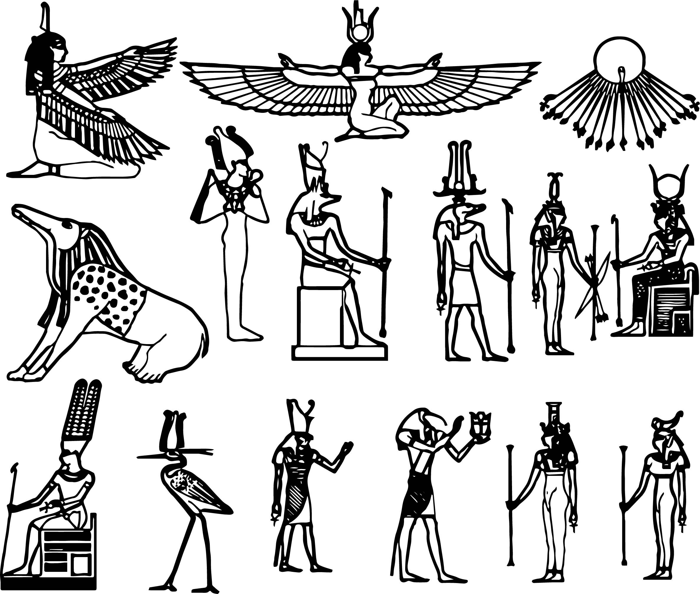 2372x2011 Ancient Egyptian God Symbols Choice Image