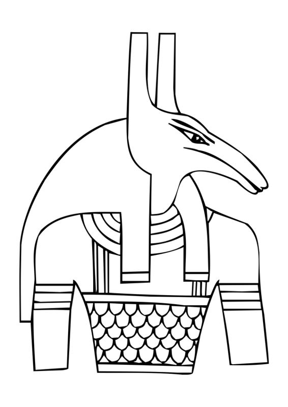566x800 Coloring Pages Beautiful Drawing Egyptian Gods Coloring Pages