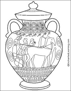 236x299 Peachy Design How To Draw Greek Vases Ancient Greece Coloring