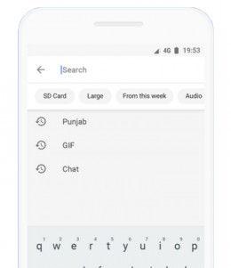 260x301 Google's Files Go File Management Android App Now Has Search Tools