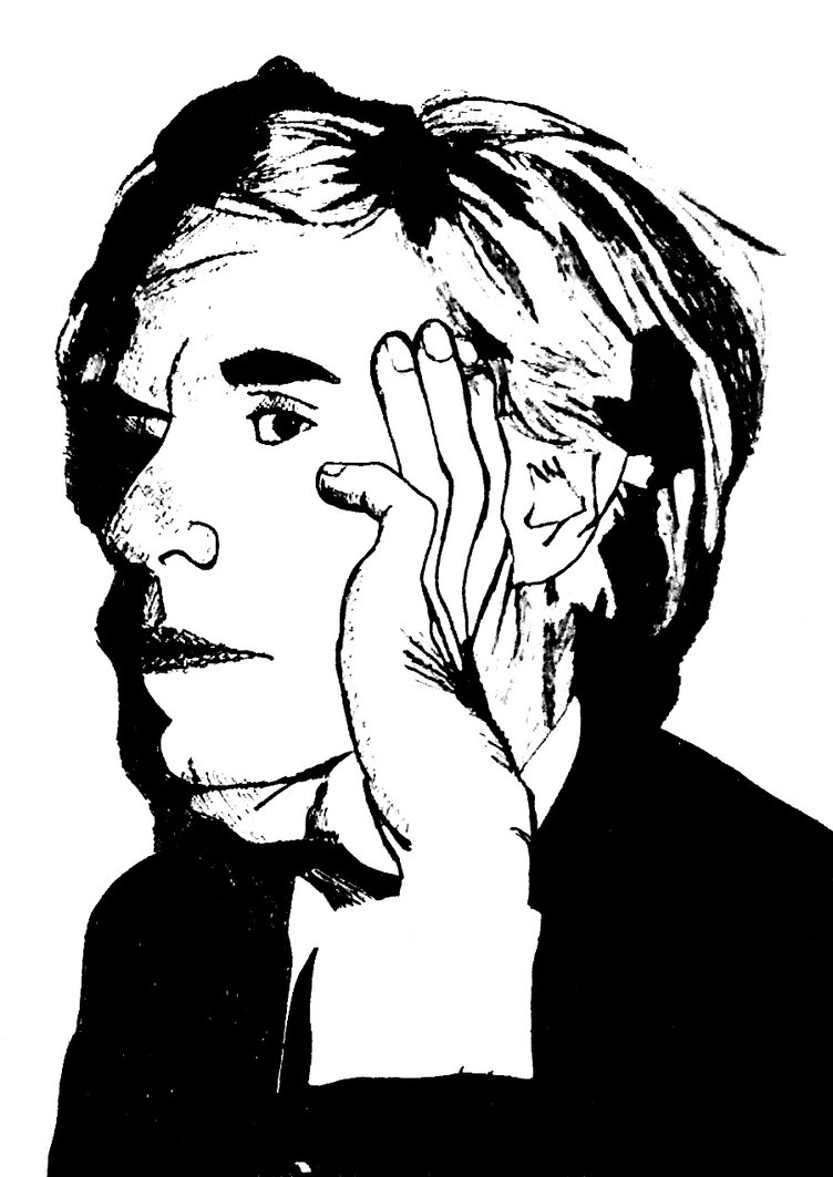 752x1063 Andy Warhol Portrait By Mirandastar
