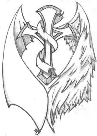 324x453 Image Result For Angel Devil Wings Tattoos Devil