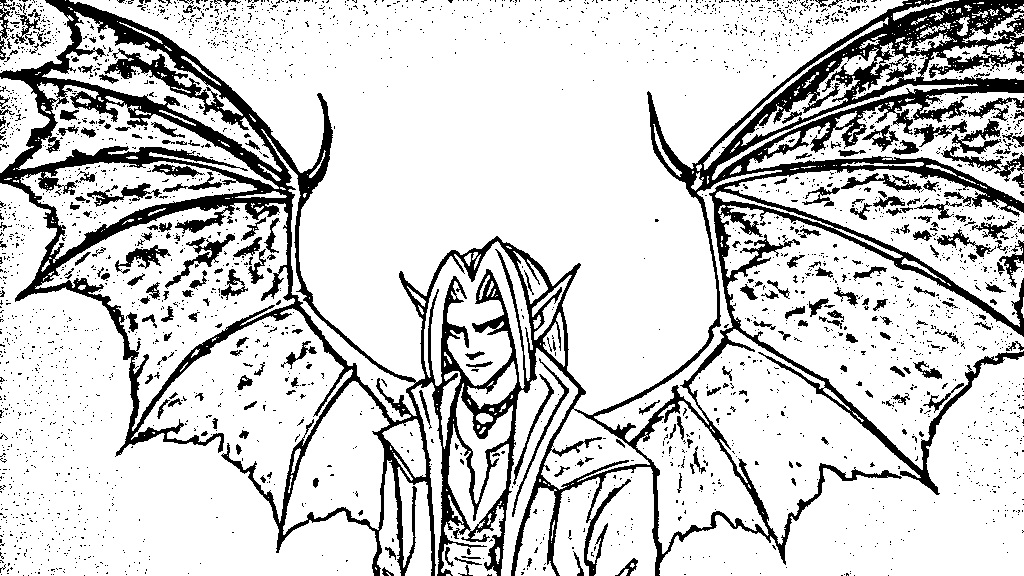 1024x576 Manga Project Angel Deamon Boy Black Bat Wings By Miriam77cissy