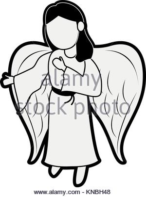 Angel Cartoon Drawing