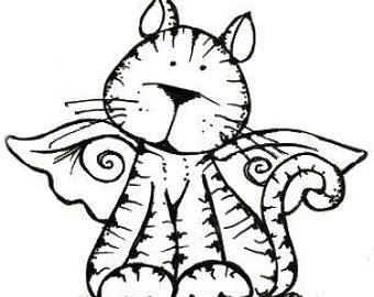 340x270 Cat Angel Topper Etsy