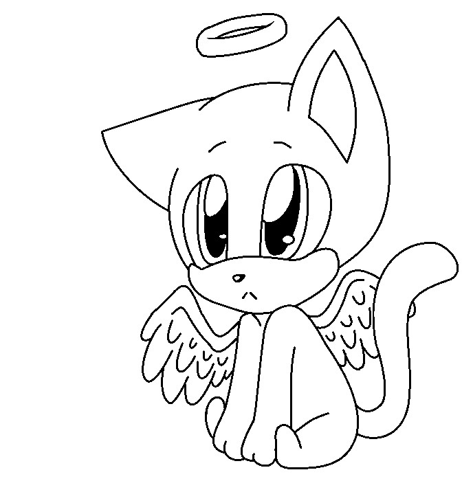 688x716 Angel Cat With Wings Base By Jassythehedgewolf