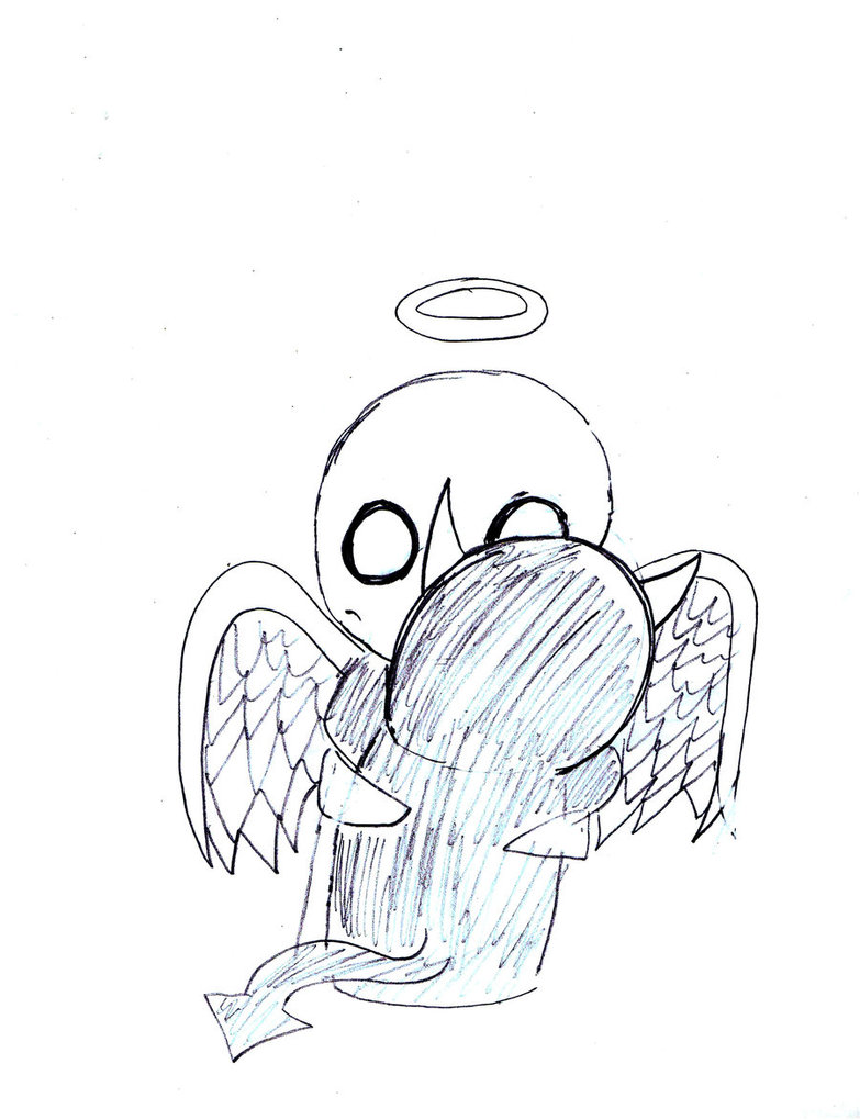 783x1020 Angel + Devil By Emopokemon